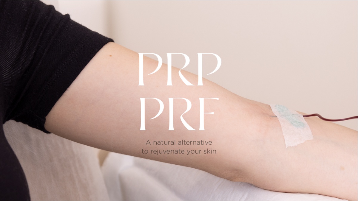 PRP & PRF are natural alternative to anti-aging.