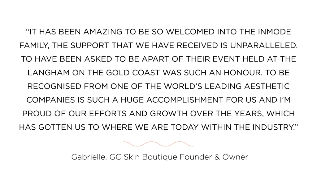 InMode Evenings At The Langham - elegant and educational 2 Gabrielle - GC Skin Boutique Owner & Founder
